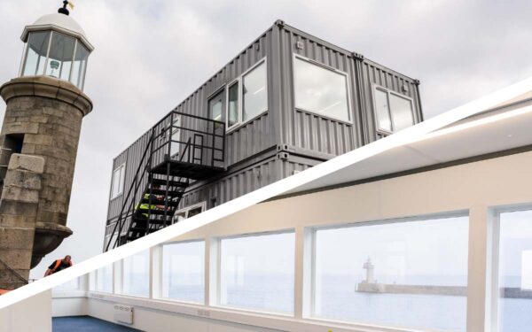 New Recycled Shipping Container Signal Station for Guernsey